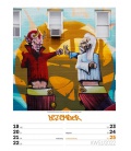 Wandkalender Street Art - Wochenplaner Kalender 2022