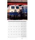 Nástěnný kalendář Lokomotivy / Lokomotiven Kalender 2022