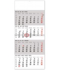 Nástenný kalendář 4–mesačný štandard 2022