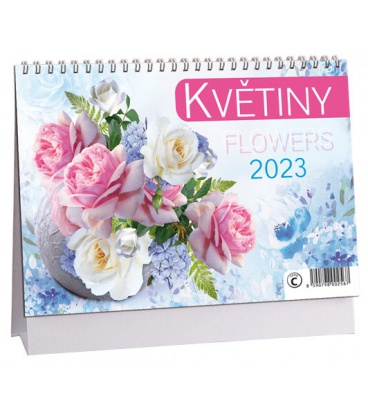 Tischkalender Květiny 2023