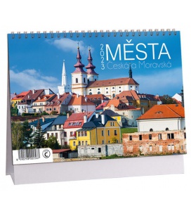 Table calendar Města Čech a Moravy 2023