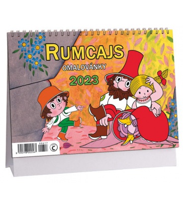 Stolní kalendář Rumcajs - omalovánky 2023