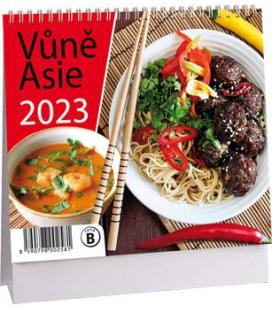 Table calendar Asijská kuchyně mini 2023