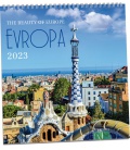 Nástěnný kalendář Evropa 2023
