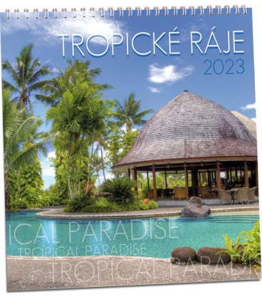 Nástěnný kalendář Tropické ráje 2023