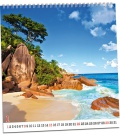 Nástěnný kalendář Tropické ráje 2023