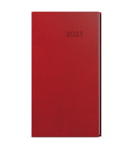 Weekly Pocket Diary -Jakub -  vivella - burgundy 2023
