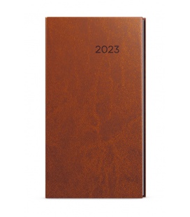 Weekly Pocket Diary -Jakub -  vivella - brown 2023
