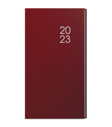 Weekly Pocket Diary -Jakub - balacron - burgundy 2023