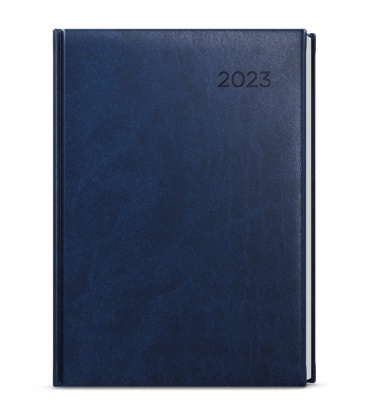 Tagebuch - Terminplaner B6 - Adam - vivella - blau 2023