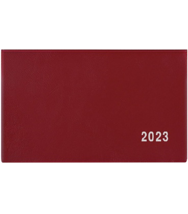 Pocket-Terminplaner vierzehntägig - Cyril - PVC - burgundy 2023