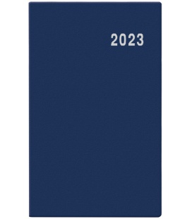Fortnightly Pocket Diary - Gustav - PVC - blue 2023