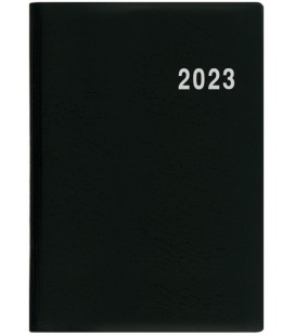 Fortnightly Pocket Diary - Ladislav - PVC - black 2023