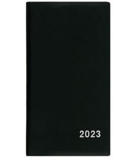 Monthly Pocket Diary - Františka - PVC - black 2023