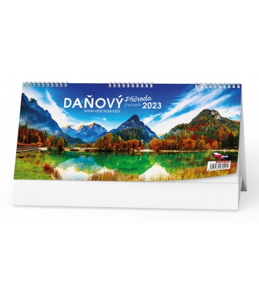 Table calendar Československý pracovní daňový kalendář - Příroda  2023