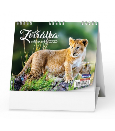 Table calendar IDEÁL - Zvířátka z celého světa 2023