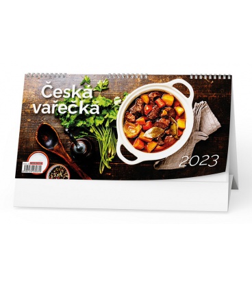 Stolní kalendář Česká vařečka 2023