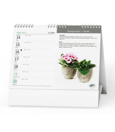 Table calendar Pokojové květiny 2023