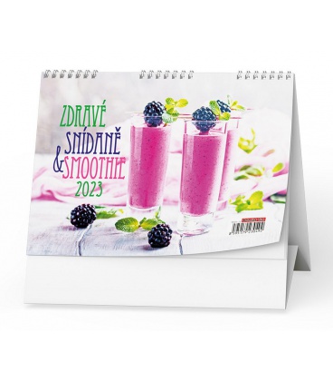 Table calendar Zdravé snídaně + smoothie 2023