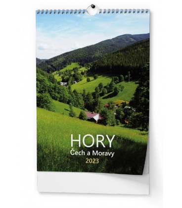 Wall calendar Hory Čech a Moravy - A3 2023