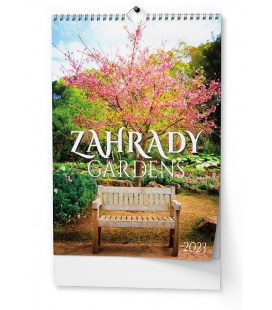 Wall calendar Zahrady - A3 2023