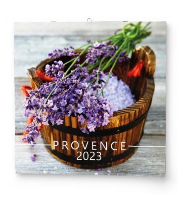 Nástěnný kalendář poznámkový Provence 2023