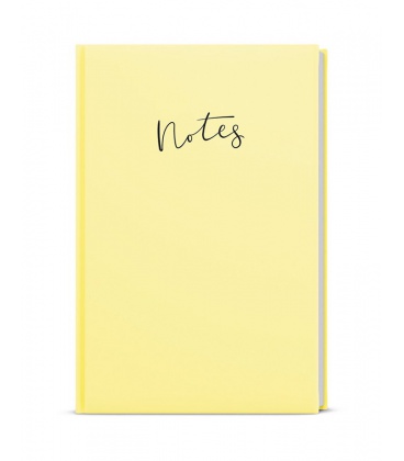 Notepad lined - A5 - Pastelo - yellow 2023