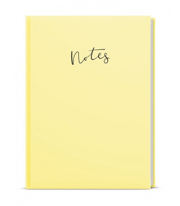 Notes linkovaný - A6 - Pastelo - žlutá 2023
