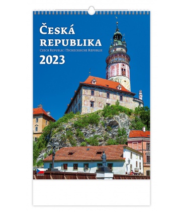 Nástěnný kalendář Česká republika/Czech Republic/Tschechische Republic 2023