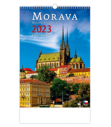 Wall calendar Morava/Moravia/Mähren 2023