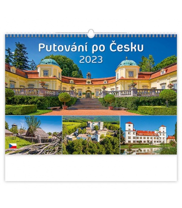 Nástěnný kalendář Putování po Česku 2023