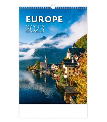 Wall calendar Europe 2023