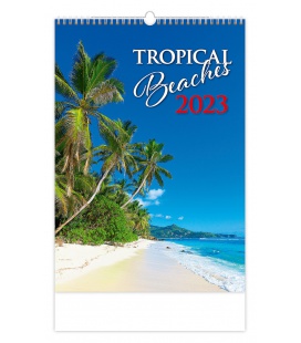 Wall calendar Tropical Beaches 2023