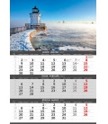 Nástěnný kalendář Pobřeží - 3měsíční/Pobrežie - 3mesačné 2023
