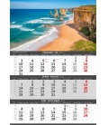 Nástěnný kalendář Pobřeží - 3měsíční/Pobrežie - 3mesačné 2023
