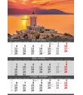 Wall calendar Coast -3 monthly / Pobřeží - 3měsíční/Pobrežie - 3mesačný 2023