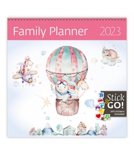 Wall calendar Family Planer 2023