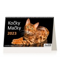 Table calendar Kočky/Mačky /s kočičími jmény/ 2023