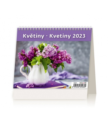 Table calendar MiniMax Květiny/Kvetiny 2023
