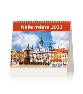 Table calendar MiniMax Naše města 2023