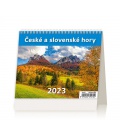 Table calendar MiniMax České a slovenské hory 2023