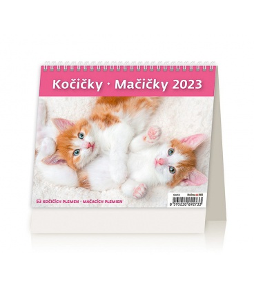 Table calendar MiniMax Kočičky/Mačičky 2023