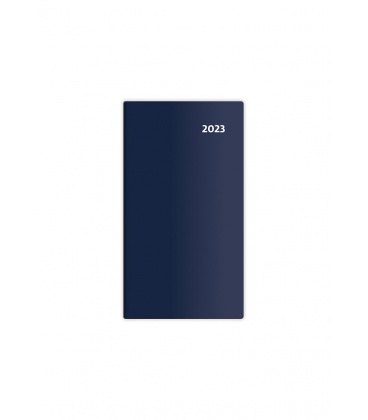 Pocket diary fortnightly PVC - Torino blue 2023
