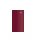 Pocket diary fortnightly PVC - Torino burgundy 2023