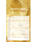 Nástěnný kalendář Rodinný plánovač - Floral 2023