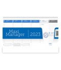 Table calendar Maximanager modrý 2023