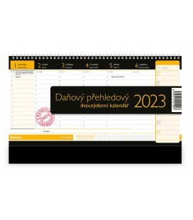 Table calendar Daňový přehledový 2023
