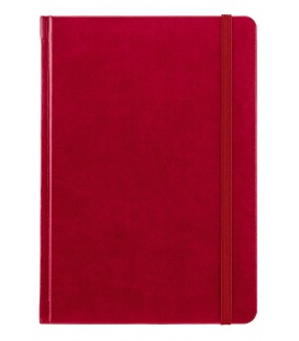 Notebook A5 Saturn lined red 2023