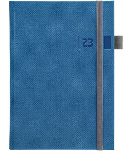 Weekly Diary A5 slovak Tweed blue, grey 2023