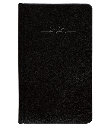 Weekly Pocket Diary slovak leather Carus black 2023